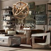 Observatory Lighting Foucault&#039;s Replica Rope Chandelier