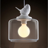 Observatory Lighting Bird Glass Pendant Light