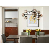 Observatory Lighting Modo Replica 10 Light Chandelier