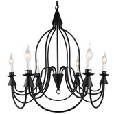 Observatory Lighting Armonk 6 - Arms Chandelier