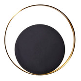 Observatory Lighting Circle Metal Wall Sconce