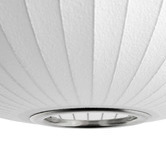 Observatory Lighting White George Nelson Replica Ball Pendant Light
