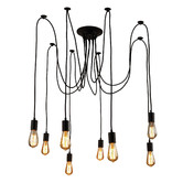Observatory Lighting Thomas Edison Replica 8 Light Glass Pendant