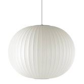 Observatory Lighting White George Nelson Replica Ball Pendant Light