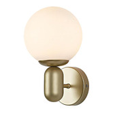Observatory Lighting Golden Globe Aluminium Wall Light