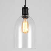 Observatory Lighting Clear Glass Pendant Light