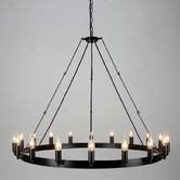 Observatory Lighting Large Camino Iron Chandelier