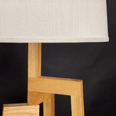 Observatory Lighting Harper Ash Wood Tripod Floor Lamp
