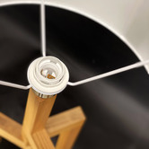 Observatory Lighting Harper Ash Wood Tripod Floor Lamp