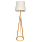 Observatory Lighting Harper Ash Wood Floor Lamp