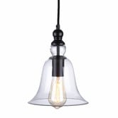 Observatory Lighting Rustic Glass Bell Pendant Light