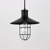 Observatory Lighting Guard Metal Wire Pendant Light