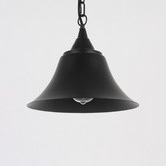 Observatory Lighting Black Barnard Metal Pendant Light