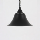 Observatory Lighting Black Barnard Metal Pendant Light