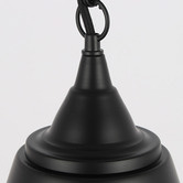 Observatory Lighting Black Barnard Metal Pendant Light