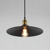 Observatory Lighting Aged Steel Filament Pendant Light