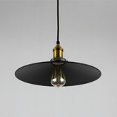 Observatory Lighting Aged Steel Filament Pendant Light