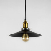 Observatory Lighting Aged Steel Filament Pendant Light