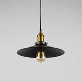 Observatory Lighting Aged Steel Filament Pendant Light