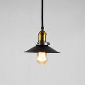 Observatory Lighting Aged Steel Filament Pendant Light