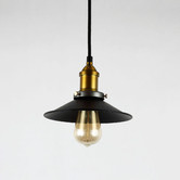 Observatory Lighting Aged Steel Filament Pendant Light