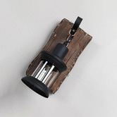 Observatory Lighting Homer Wood &amp; Metal Wall Sconce
