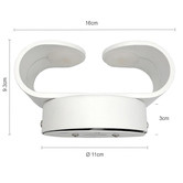 Observatory Lighting White Nikkita 6W Wall Light