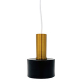 Observatory Lighting Brass &amp; Black Adrielle Pendant Light