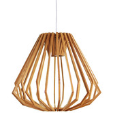 Observatory Lighting Replica Liora Wood Pendant Light
