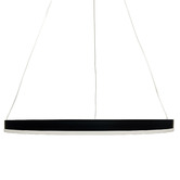 Observatory Lighting Black LED Ring Pendant Light