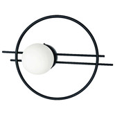 Observatory Lighting Black Tanner Iron Wall Light
