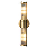 Observatory Lighting Griffin Fluted Glass 2 Light Wall Sconce