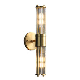 Observatory Lighting Griffin Fluted Glass 2 Light Wall Sconce