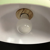 Observatory Lighting Bara Metal &amp; Wood Pendant Light