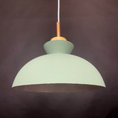 Observatory Lighting Bara Metal &amp; Wood Pendant Light