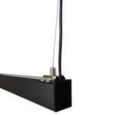 Observatory Lighting Black Ashlee Linear 40W Pendant Light