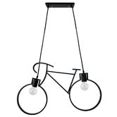 Observatory Lighting Brady Iron Bike 2 Light Metal Pendant