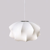 Observatory Lighting Safiya Cocoon &amp; Metal Pendant Light
