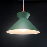 Observatory Lighting 25cm Green Stamp Pendant Light