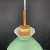 Observatory Lighting 25cm Green Stamp Pendant Light
