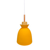 Observatory Lighting 19cm Yellow Stamp Pendant Light