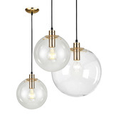 Observatory Lighting Cassius Glass Sphere Pendant Light