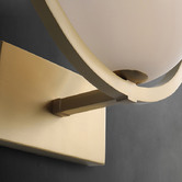 Observatory Lighting Kiran Brass Circular Wall Sconce