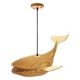 Observatory Lighting Whale Wooden Pendant Light