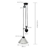Observatory Lighting Industrial Pulley Single Pendant Light