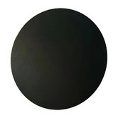 Observatory Lighting Black Integrated Round Sconce Backlit Wall Light
