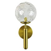Observatory Lighting Adria Dappled Glass Wall Sconce