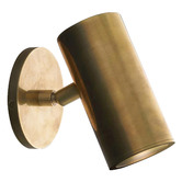 Observatory Lighting Nakuru Brass Wall Spotlight