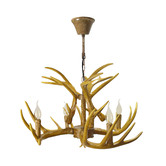 Observatory Lighting Antler Resin Chandelier
