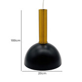 Observatory Lighting Adrielle Small Dome Pendant Light